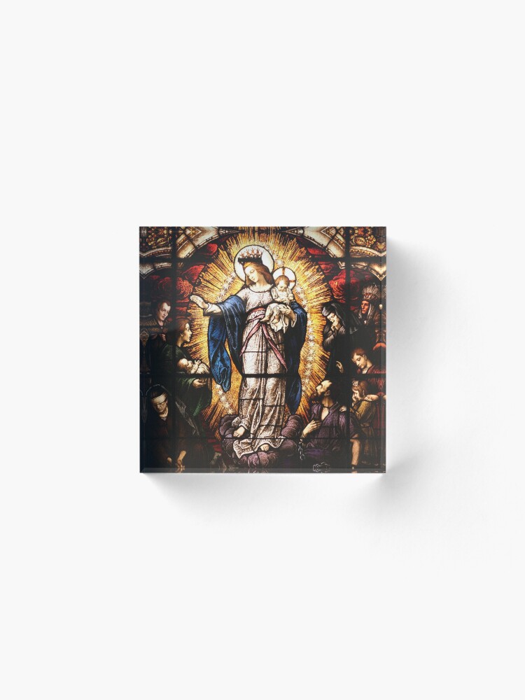Alternate view of The Virgin Mary Acrylic Block