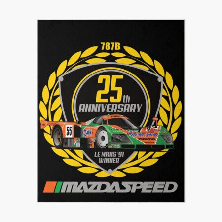 Mazda 787B Art Board Print