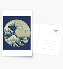 Große Welle vor Kanagawa-Kreis Postkarten