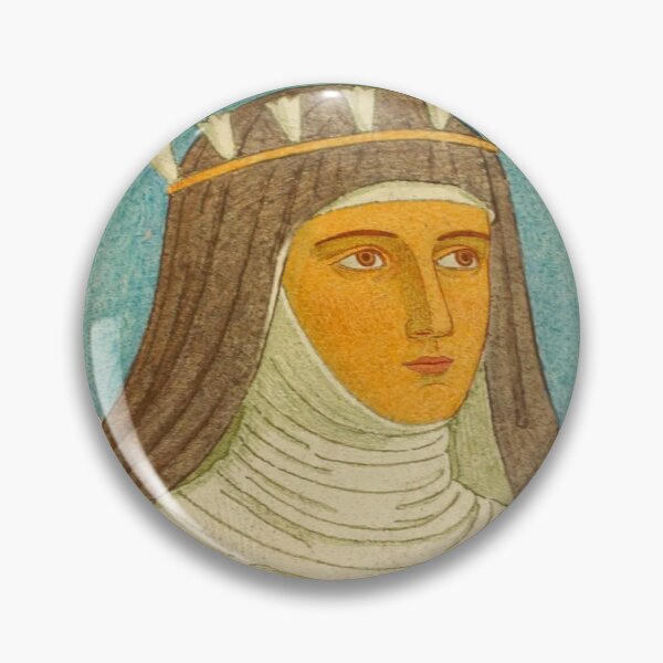 Item preview, Saint Hildegard of Bingen Portrait Art Painting designed and sold by softbluehum.