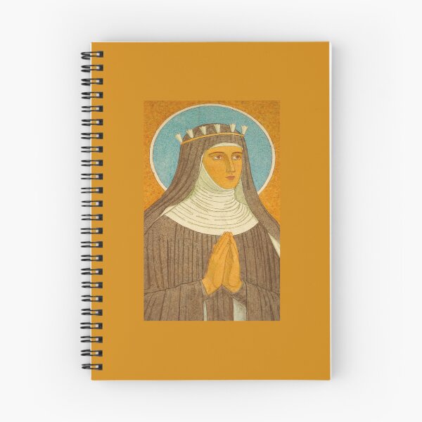 Item preview, Saint Hildegard of Bingen Portrait Art Painting designed and sold by softbluehum.