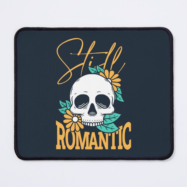 Item preview, Romantic Flower Skull Illustration designed and sold by rukurustudio.
