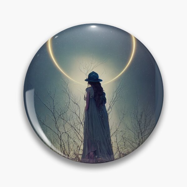 Item preview, Beautiful Girl and the Moon designed and sold by sixblackroses.