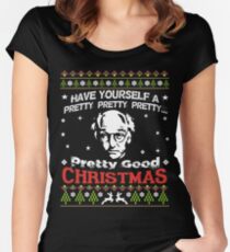 A pretty good christmas - Larry David Women's Fitted Scoop T-Shirt