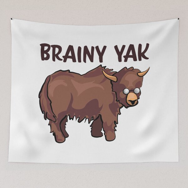 Item preview, Brainy Yak designed and sold by InkLayer.