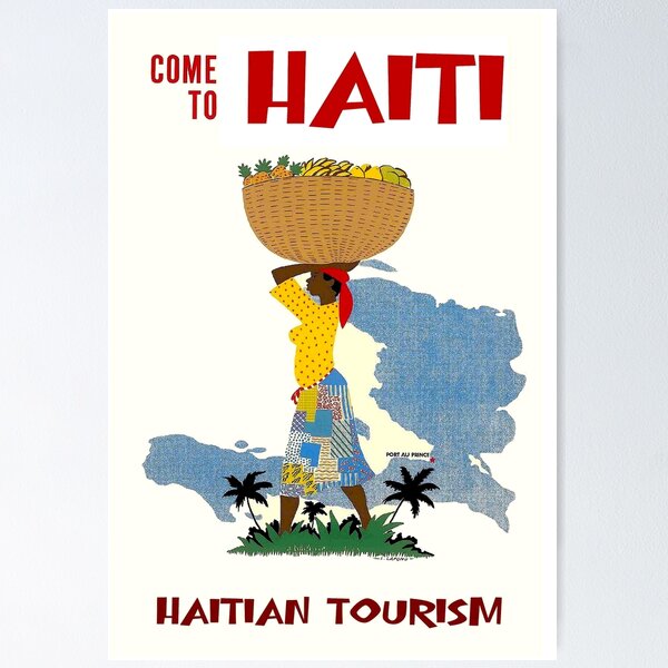 Item preview, HAITI; Vintage Travel Advertising Print designed and sold by posterbobs.