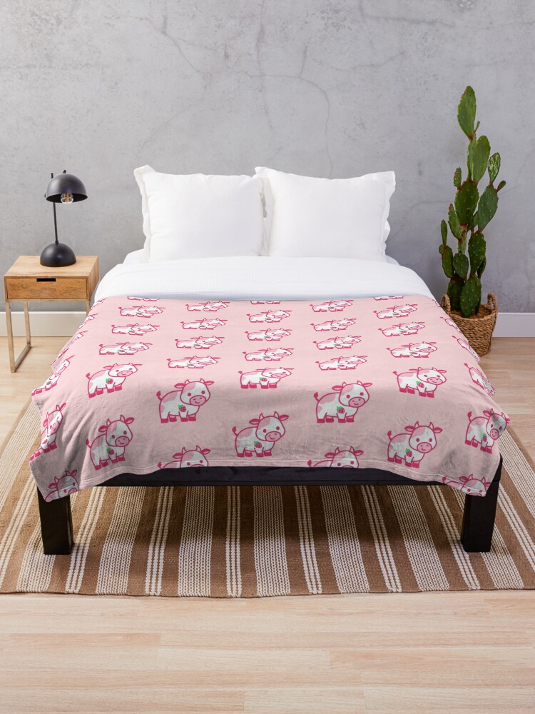 Strawberry cow online blanket