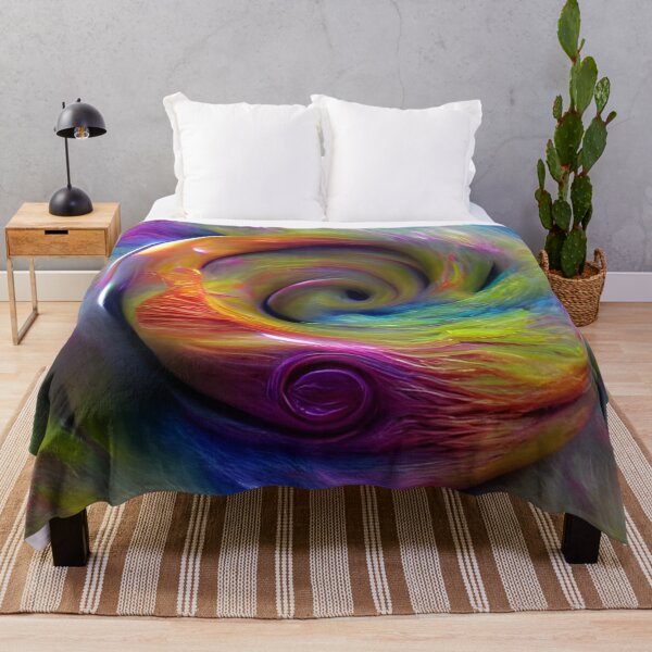 Item preview, Kaleidoscopic Space Hurricane designed and sold by nocturnAIArt.