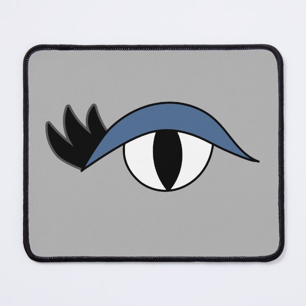 Item preview, Cute cartoon eye with lashes and blue lid designed and sold by AngelDawnDesign.