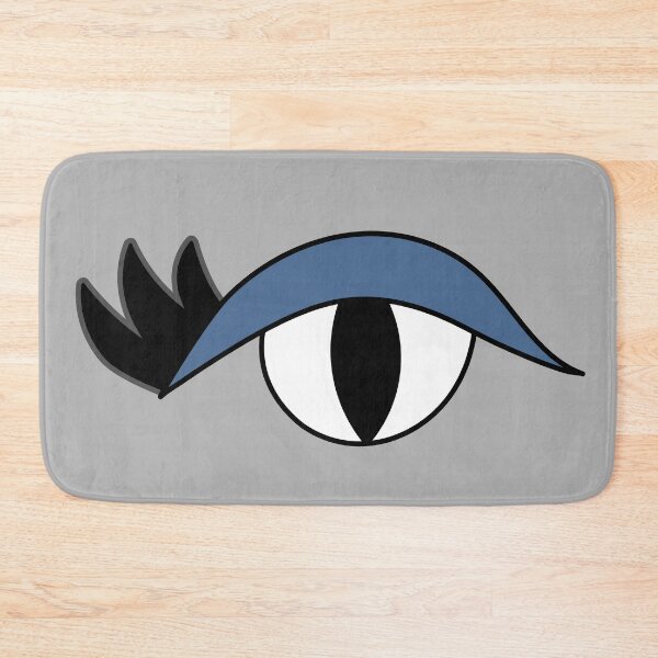 Item preview, Cute cartoon eye with lashes and blue lid designed and sold by AngelDawnDesign.