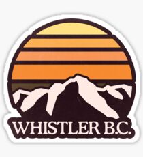 Whistler BC | Mountain Sun Sticker