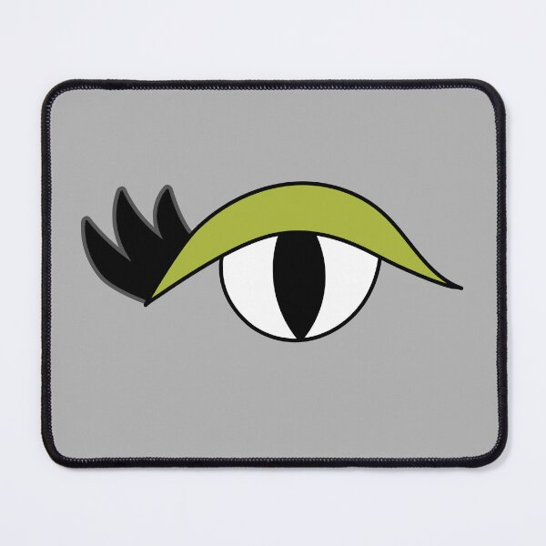 Item preview, Cute cartoon eye with lashes and green lid designed and sold by AngelDawnDesign.