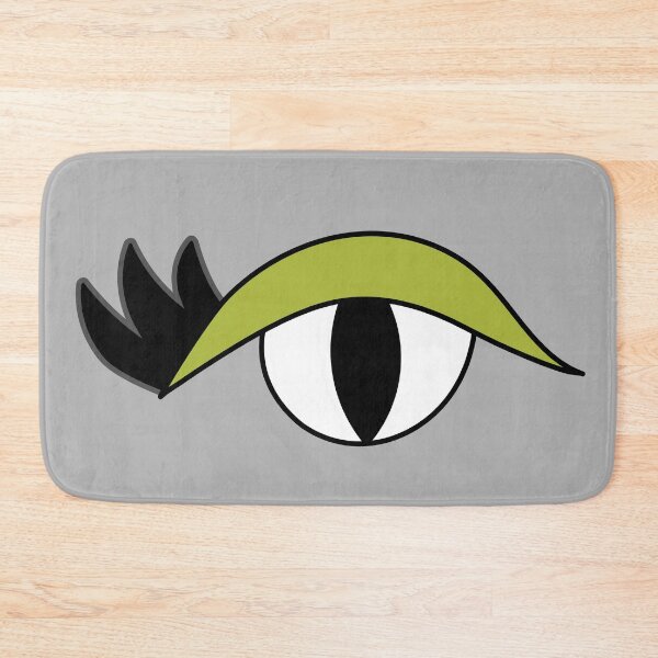 Item preview, Cute cartoon eye with lashes and green lid designed and sold by AngelDawnDesign.