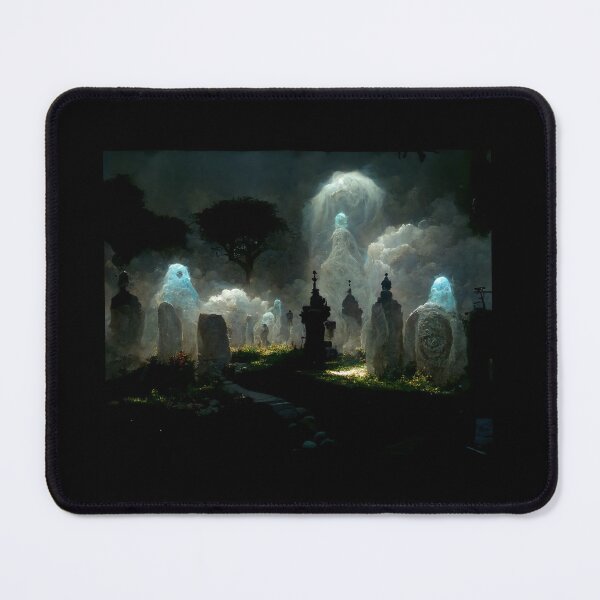 Artikelvorschau, Geister auf einem Friedhof #2 entworfen und verkauft von MyArtonStuff.