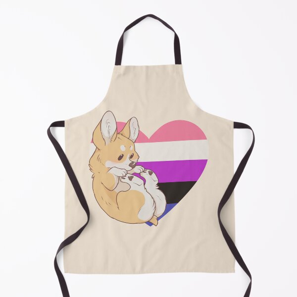 Item preview, Genderfluid Pride Corgi designed and sold by saltuurn.