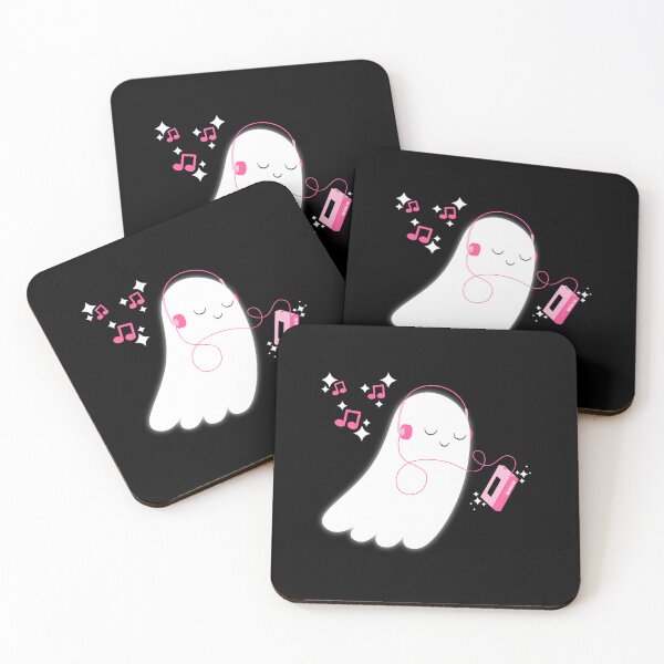 Item preview, Ghost and Headphones designed and sold by Kimberly Sterling.