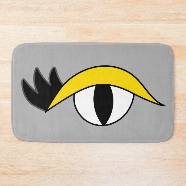 Item preview, Cute cartoon eye with lashes and yellow lid designed and sold by AngelDawnDesign.