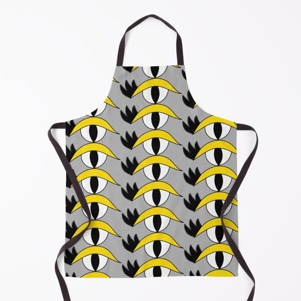 Item preview, Cute cartoon eye with lashes and yellow lid designed and sold by AngelDawnDesign.