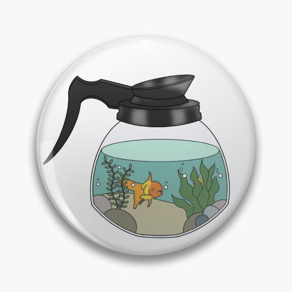 Artikelvorschau, Ich trinke Kaffee wie ein Fisch Wasser trinkt entworfen und verkauft von PurdyCDesigns1.