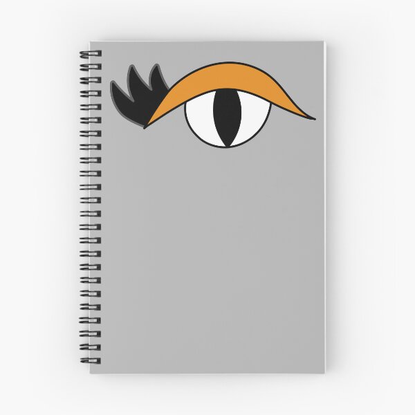 Item preview, Cute cartoon eye with lashes and orange lid designed and sold by AngelDawnDesign.