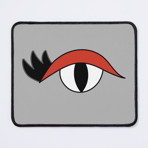 Item preview, Cute cartoon eye with lashes and red lid designed and sold by AngelDawnDesign.
