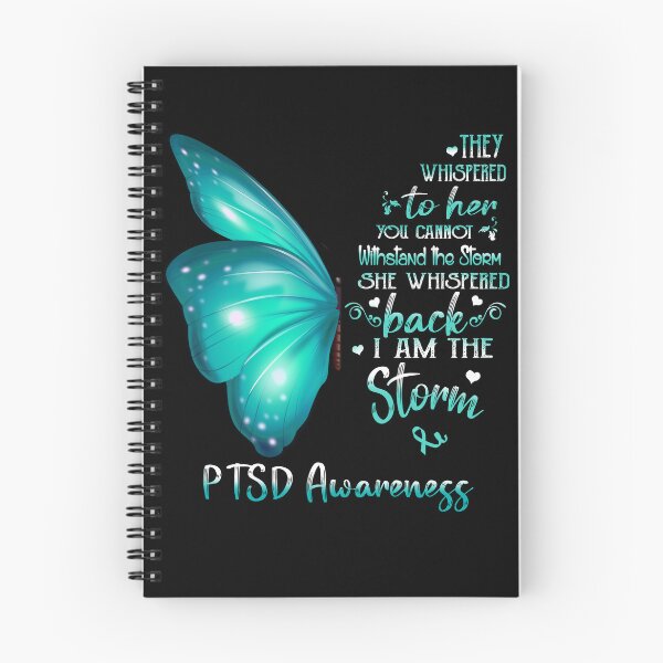 Item preview, She Whispered Back I Am The Storm PTSD Awareness Butterfly designed and sold by frechettee.