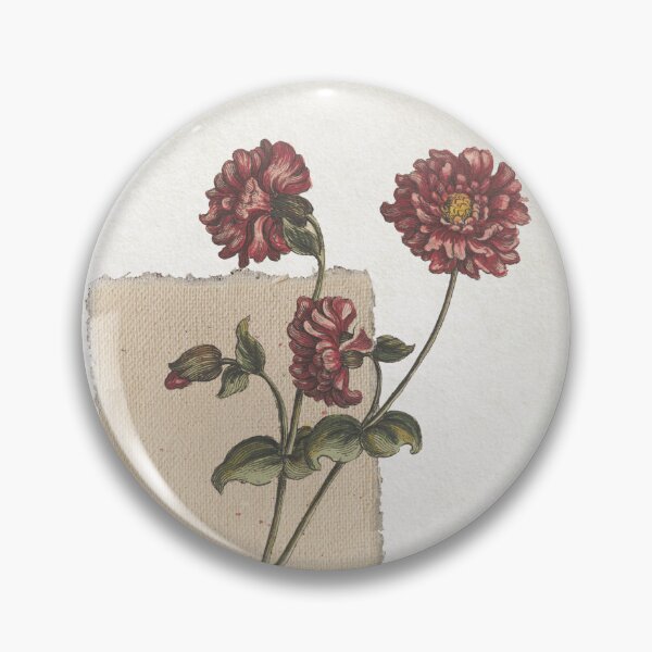 Item preview, Vintage Botanic Print, Vintage Red Flower, Vintage Floral Print  designed and sold by Dal Thibian.