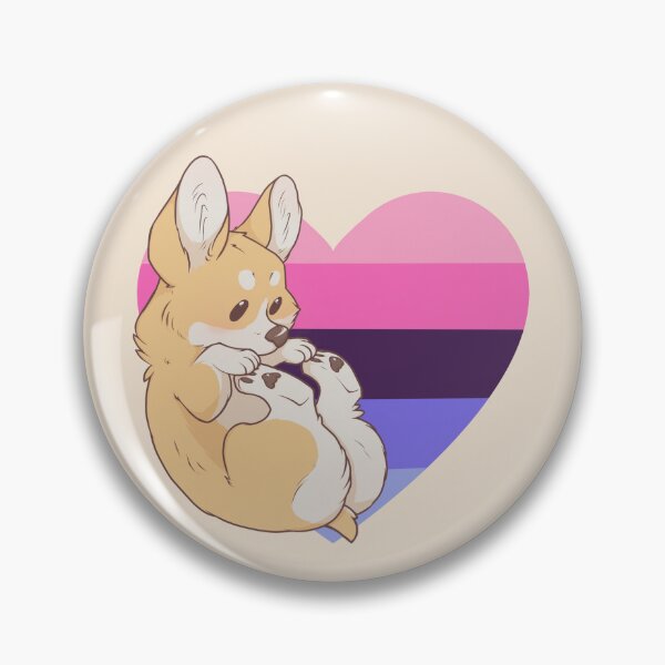 Item preview, Omnisexual Pride Corgi designed and sold by saltuurn.