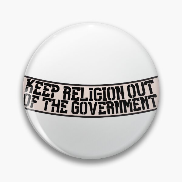 Item preview, Keep Religion Out Of The Government Pale Ribbon designed and sold by Pink Ribbon.