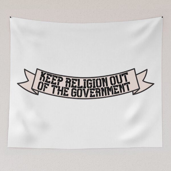 Item preview, Keep Religion Out Of The Government Pale Ribbon designed and sold by Pink Ribbon.
