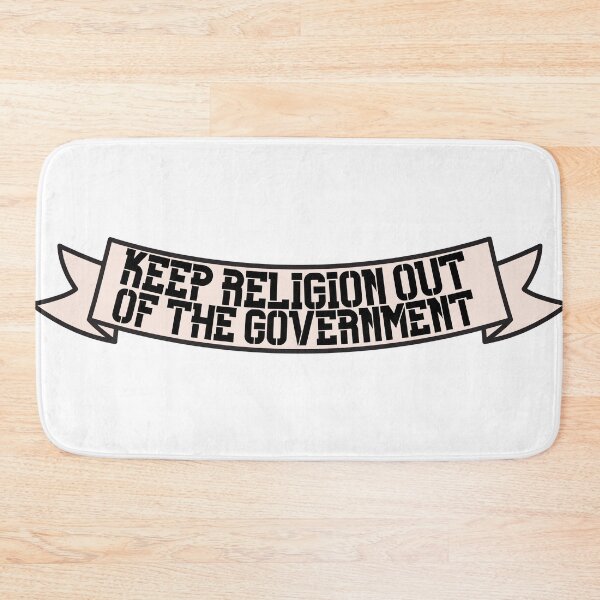 Item preview, Keep Religion Out Of The Government Pale Ribbon designed and sold by Pink Ribbon.