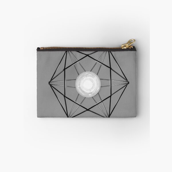 Item preview, PATTERN DESIGN STUDY #92 – Black Framed Pendant Lamp with Grey Wall designed and sold by DEL-Productions.