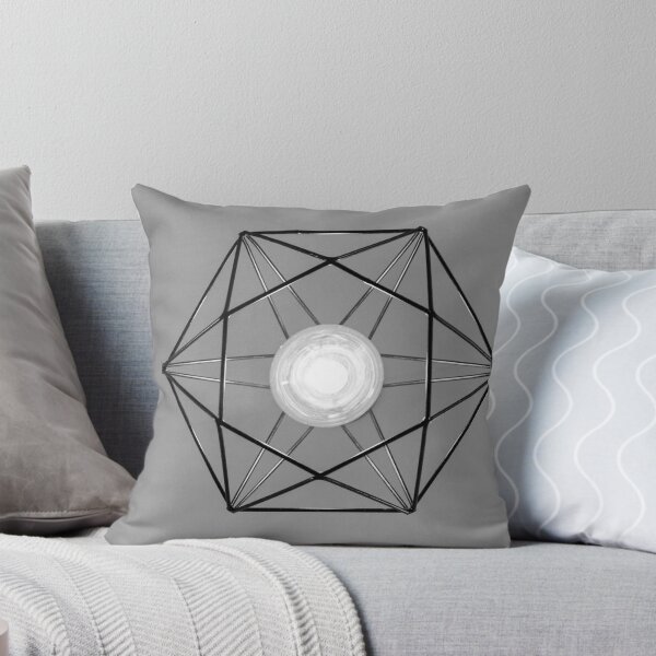 Item preview, PATTERN DESIGN STUDY #92 – Black Framed Pendant Lamp with Grey Wall designed and sold by DEL-Productions.