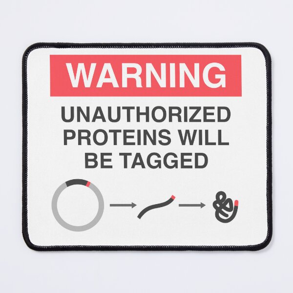 Item preview, Unauthorized proteins will be tagged designed and sold by Science Lab Designs.
