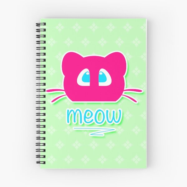 Item preview, Pink cat head with blue eyes. Meow =) designed and sold by laskaart.