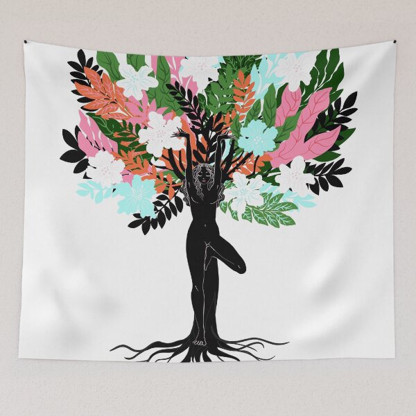 Item preview, flowering tree pose designed and sold by anneamanda.