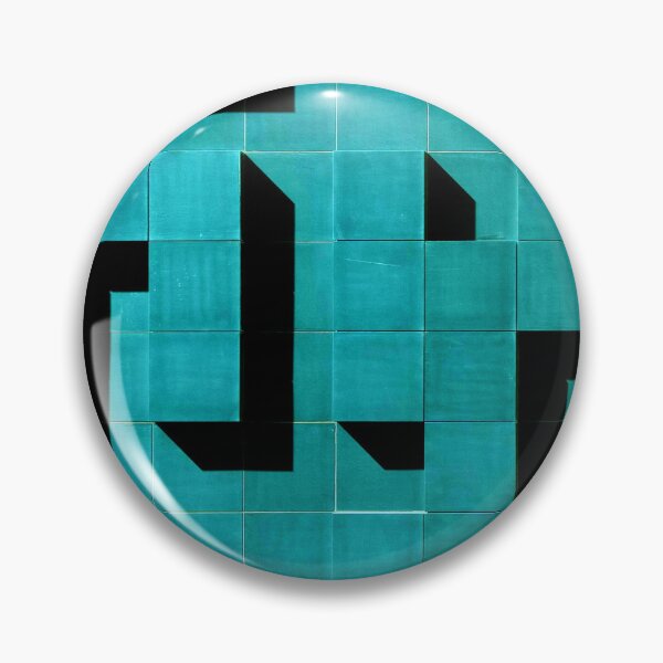 Item preview, PATTERN DESIGN STUDY #94 – Aqua Blue Cube Maze designed and sold by DEL-Productions.