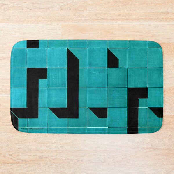 Item preview, PATTERN DESIGN STUDY #94 – Aqua Blue Cube Maze designed and sold by DEL-Productions.
