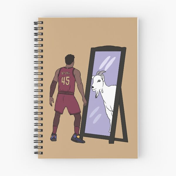 Aperçu de l'œuvre Donovan Mitchell Miroir GOAT (Cleveland) créée et vendue par RatTrapTees.