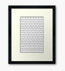 Kiss Kiss Framed Print