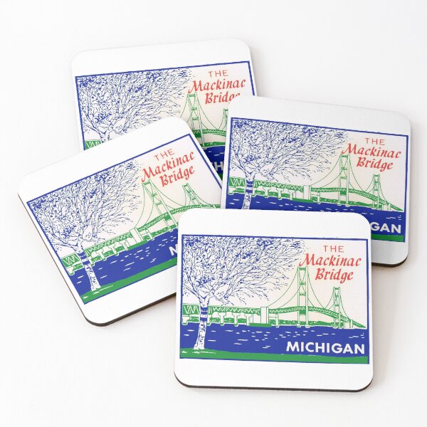 Item preview, Mackinac Bridge Vintage Style designed and sold by Decal Mania.