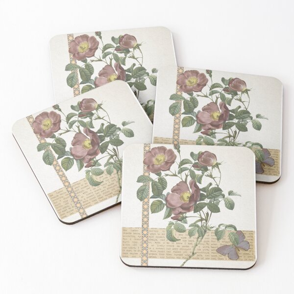 Item preview, Vintage Botanic Print, Vintage Red Flower, Vintage Floral Print  designed and sold by Dal Thibian.