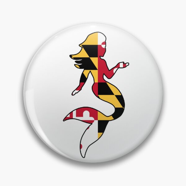 Item preview, Maryland Flag Mermaid Two designed and sold by VanyaKar.