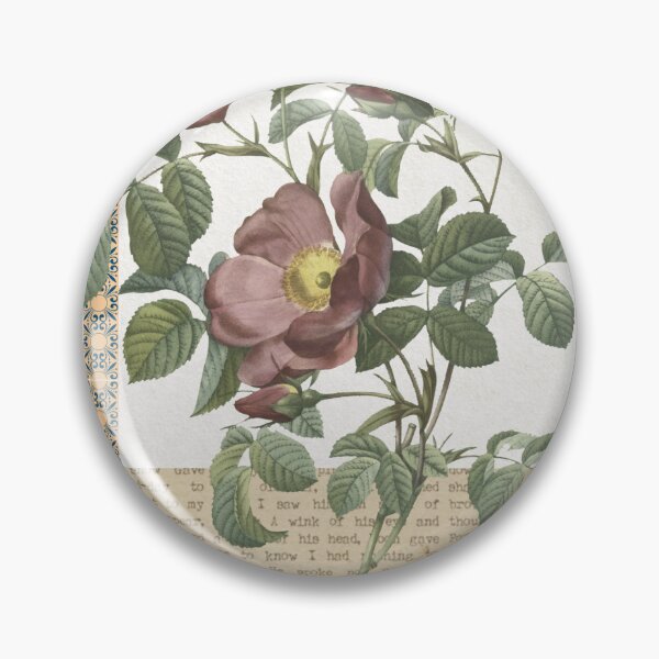 Item preview, Vintage Botanic Print, Vintage Red Flower, Vintage Floral Print  designed and sold by Dal Thibian.