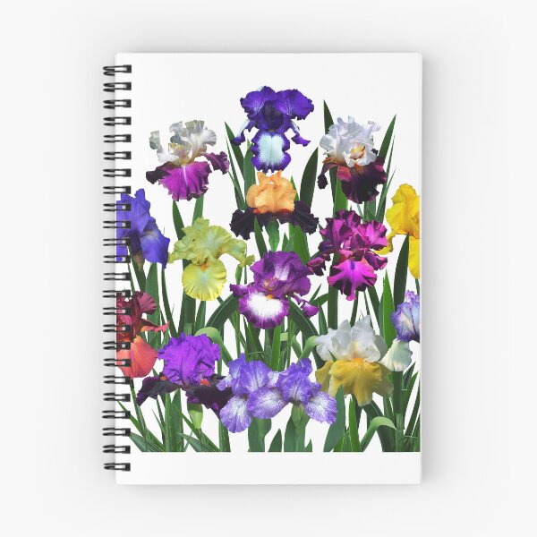 Item preview, Iris Garden On White designed and sold by rvjames.