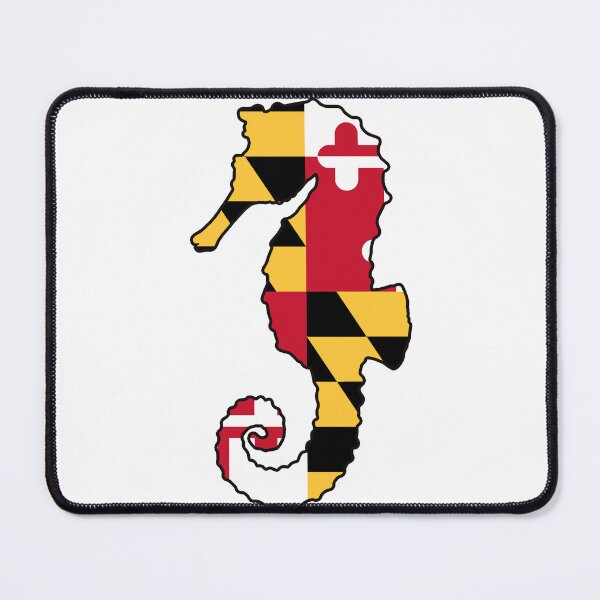 Item preview, Maryland Flag Seahorse designed and sold by VanyaKar.