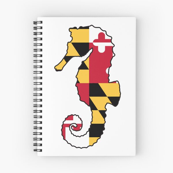 Item preview, Maryland Flag Seahorse designed and sold by VanyaKar.
