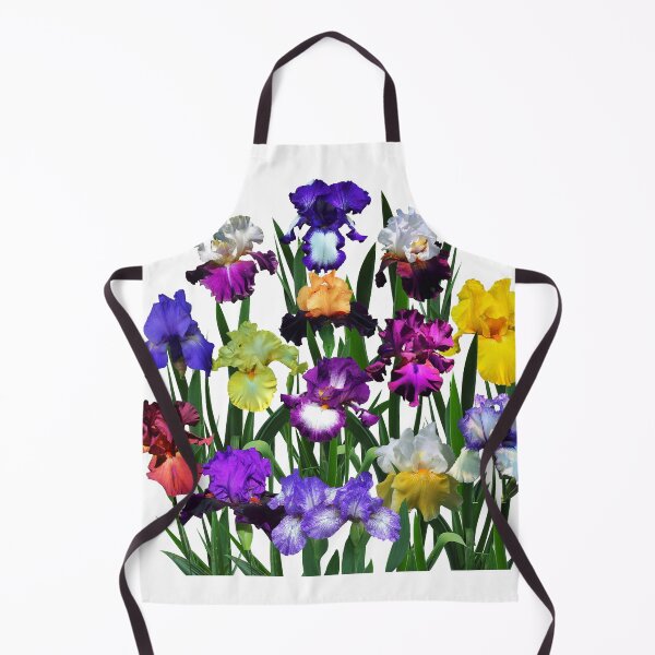Item preview, Iris Garden On White designed and sold by rvjames.