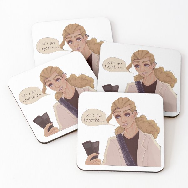 Item preview, Dee with the tickets designed and sold by Maya Molina.