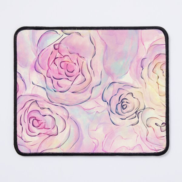 Item preview, Abstract Floral background with pink rose flowers. Watercolor digital painting designed and sold by svetlanna.